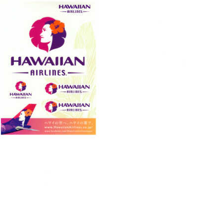 Hawaiian Airlines Stickers