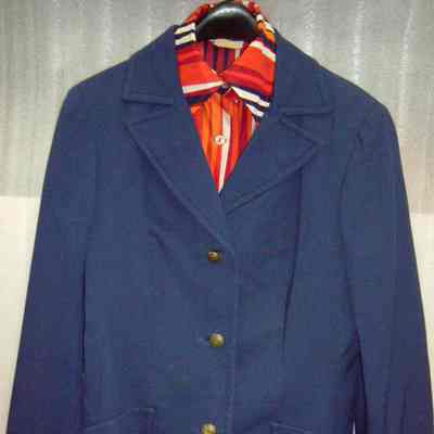 Flight Attendant Blue Jacket