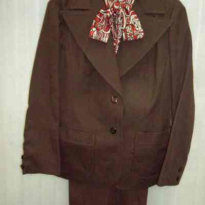 (female), Jacket, blouse, slacks, vest