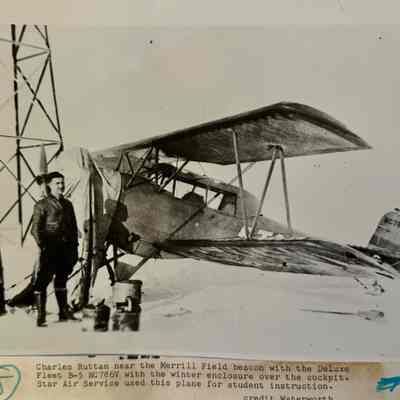 Star Air Service - Charles Ruttan at Merrill Field Deluxe Fleet Photograph