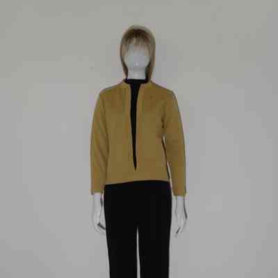 Flight Attendant Winter Uniform Gold Sweater