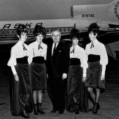 1966 era - Left to right Donna Kileen, Kathy Smith, Govenor Eagan, Mardra Jones, Annie Boshier