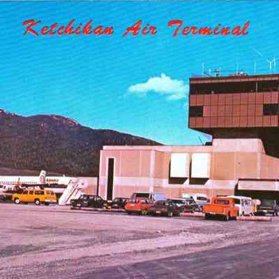 Postcard: Alaska Airlines - Ketchikan Air Terminal