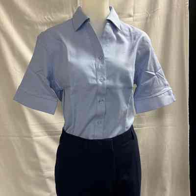Light blue short-sleeve shirt