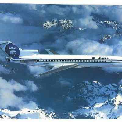 Postcard: AS Boeing 727-200