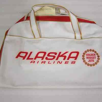 Alaska Airlines Golden Nugget Jets: White with Red print