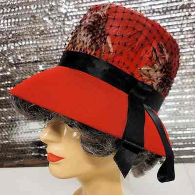 Red Bucket Hat