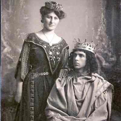 unidentified couple in costume