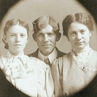 Henry Kye Wolfe and Elsie Wolfe on the right.