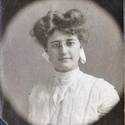 Portrait Unidentified Woman with Glasses