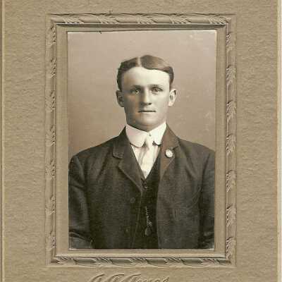 unidentified young man