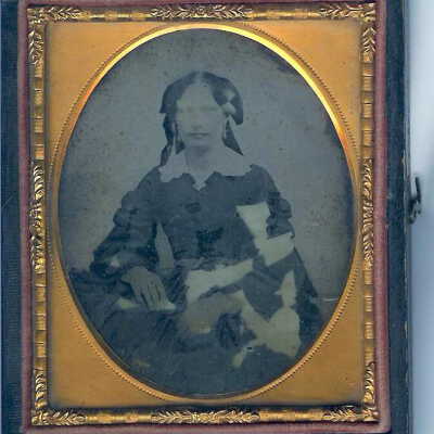Print, Photographic: Unknown Woman -- Ambrotype