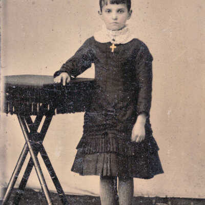 Tintype Unidentified Girl
