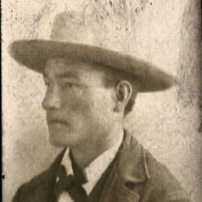 Portrait Unidentified Man in Hat