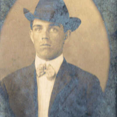 Portrait Unidentified Man in Hat
