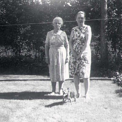 Print, Photographic: Thordis Pratum Johnson with Unknown