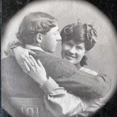 Portrait Embracing Couple