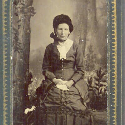 Tintype: Unknown Woman Seated