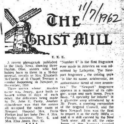 The Grist Mill Tab Crew Survivors 11/7/1962