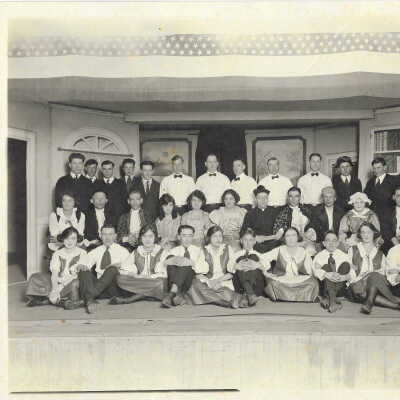 J Sugrue and Mrs Deery Teatrical Performance