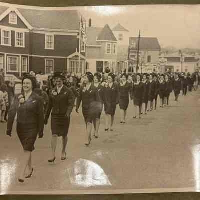 Aer Lingus Stewardesses in Newport St. Patrick’s Day Parade Saturday, March 19th, 1966