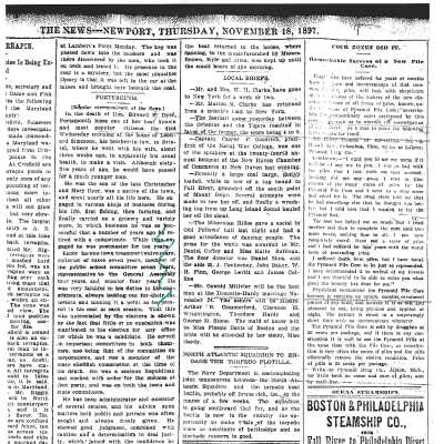 The Grist Mill November 18, 1897