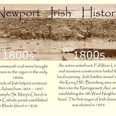 Newport Irish History Timeline Display