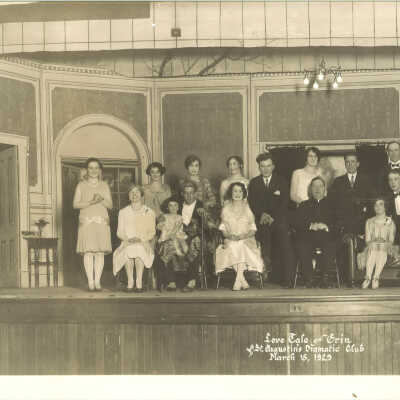 1929 St. Augustin Dramatic Club