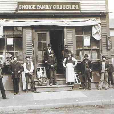 Dennis and Hannah (Leary) Sullivan Grocery c1893