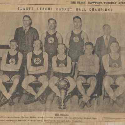 1930 Sunset League Basketball Champion Hibernians NDN