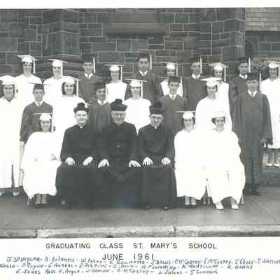 Graduating Class St. Mary's School 1961