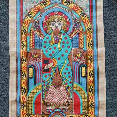 Linen St. Mattew from the Book of Kells