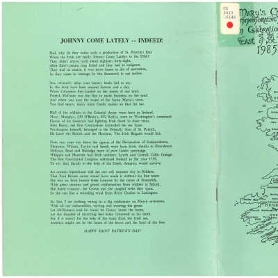 1985 St Marys Church Commemorative Booklet