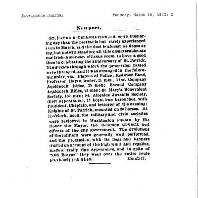 1873 PJ St. Patrick's Day