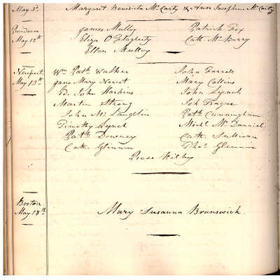 1833 Confirmation Record