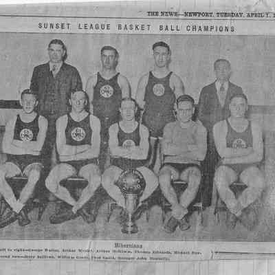 1932 Sunset League Basketball Champs NDN