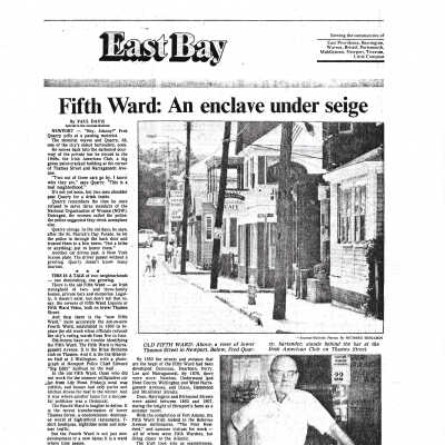 1985 August PJ Fifth Ward An Enclave Under Seige