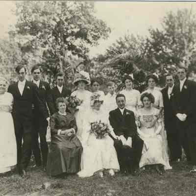 First Wedding at St. Joseph's Church