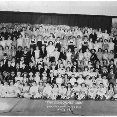 1937 St. Augustin School The Sunbonnet Girl