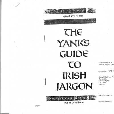 The Yanks Guide to Irish Jargon (2)