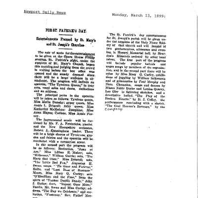 1899 PJ St Patrick's Day