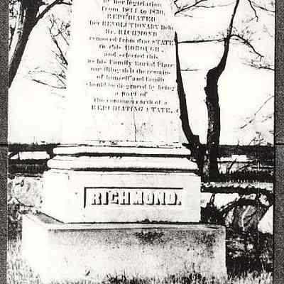 Monument to Dr. John W. Richmond, Stonington CT