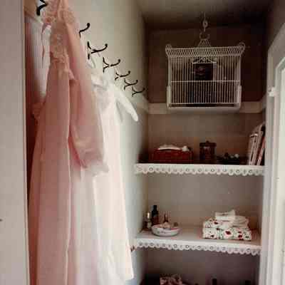 Closet of "Fledgling Nest", Palmer House, 1989
