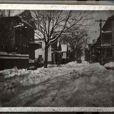 Lower Water Street in winter
