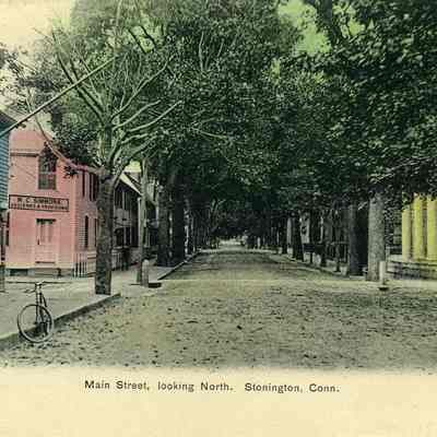 Main Street, looking north, Stonington CT