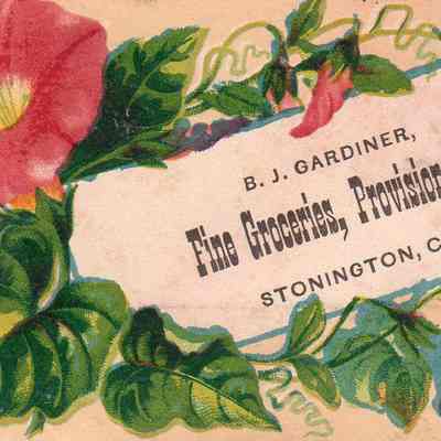B.J. Gardiner Trade Card