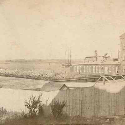 Atwood Machine Co. and breakwater, Stonington CT