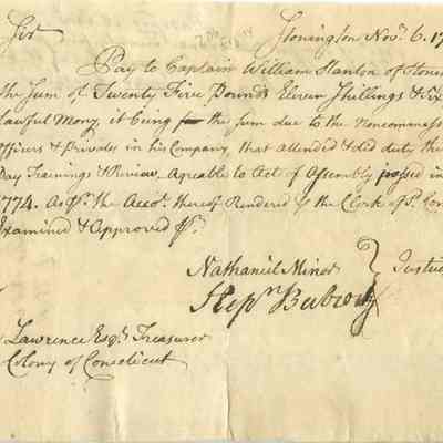 Original Documents Relating to Stonington During the American Revolution