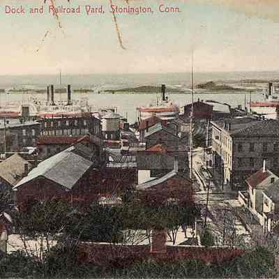 Steamboat Dock and Railroad Yard, Stonington CT