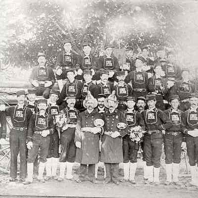Group photo of fire department, Stonington CT